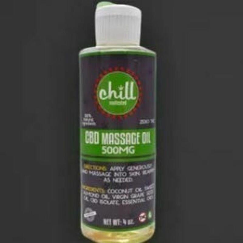 Chill Medicated - 500mg CBD Peppermint Massage Oil