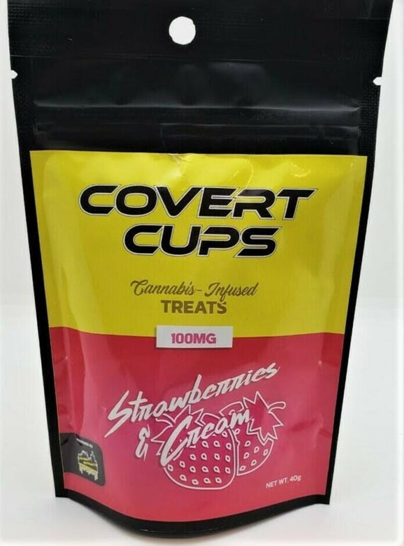 Covert Cups - 100mg Strawberries & Cream Cup