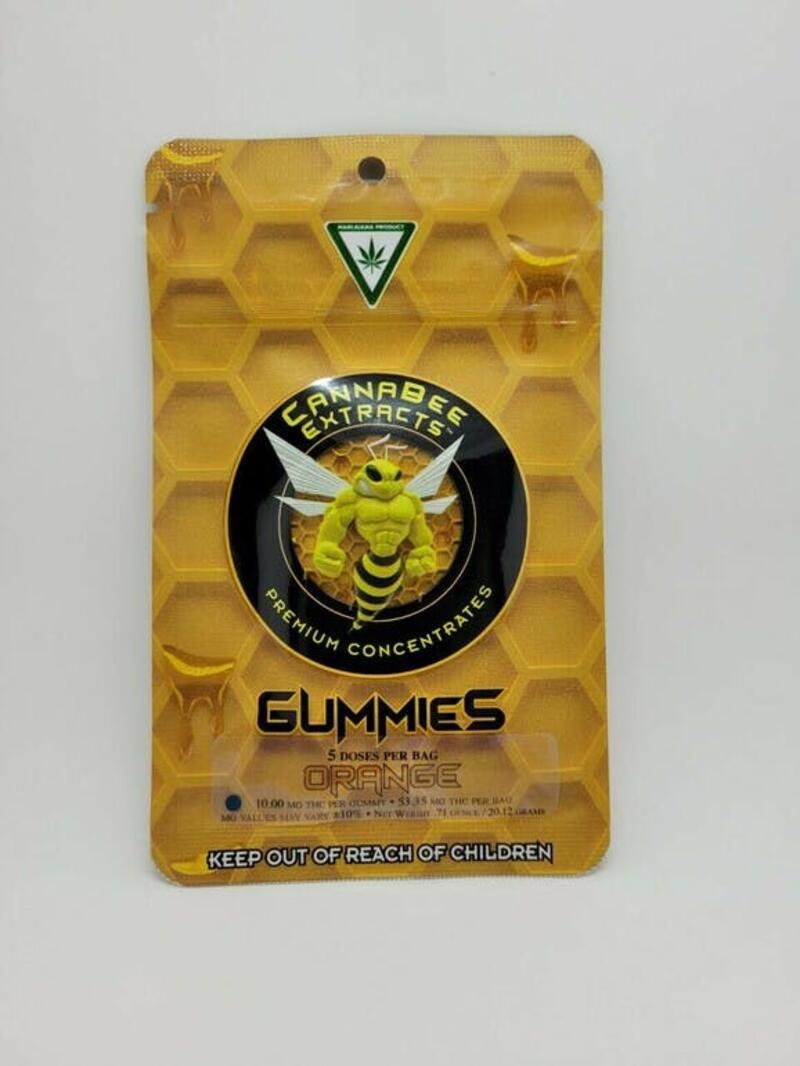Cannabee Extracts - 50mg Orange Gummies