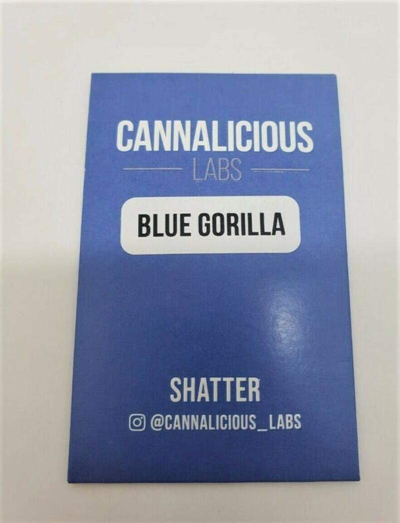 Cannalicious Labs - 1g Blue Gorilla Shatter