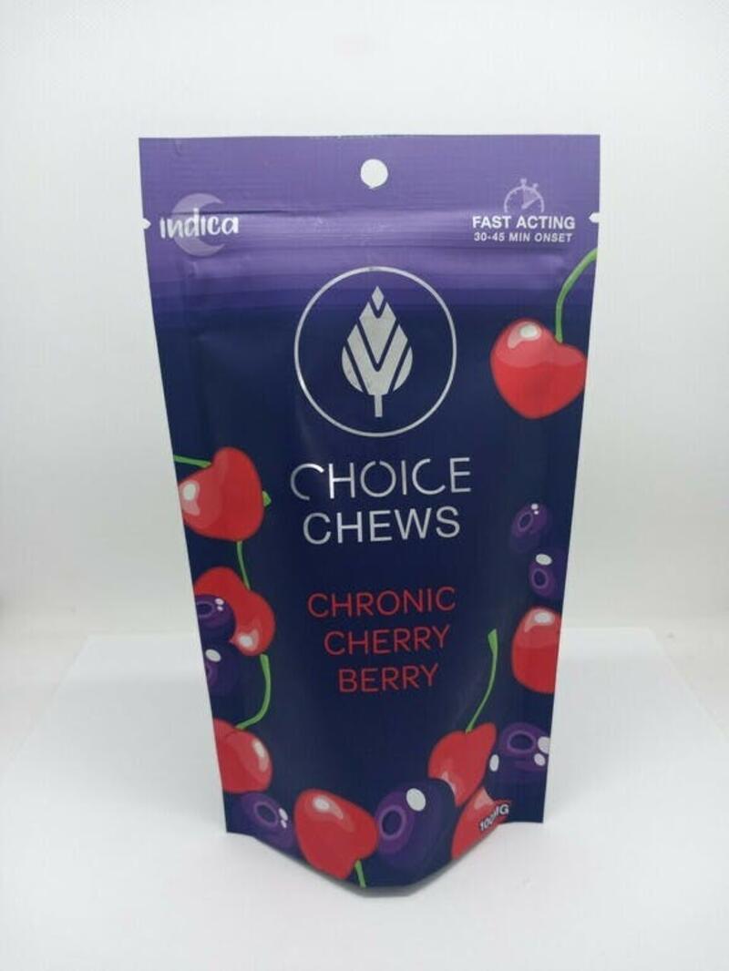 Choice Labs - 100mg Chronic Cherry Berry Gummies