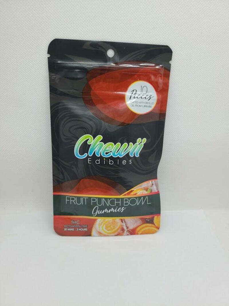 Chewii - Fruit Punch Bowl 100mg Gummies