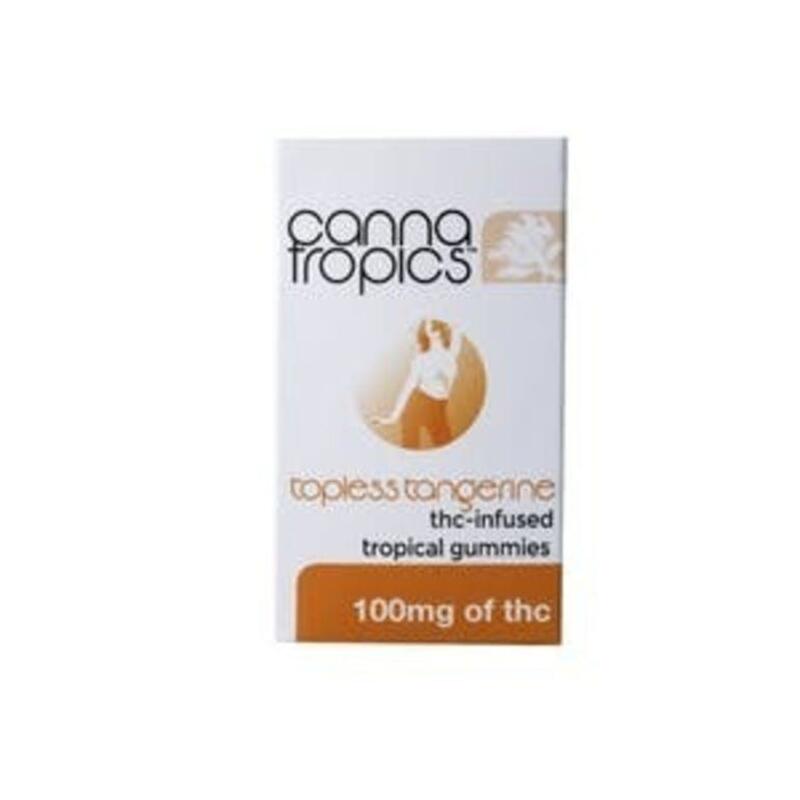 Cannatropics - Topless Tangerine Gummies 100mg MED | Guilty Pleasures By Millie LLC (MED)