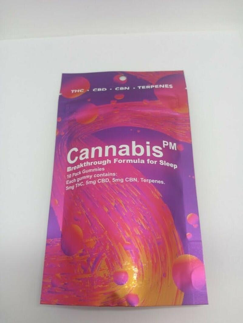 CannabisPM Gummies 10pk 50mg