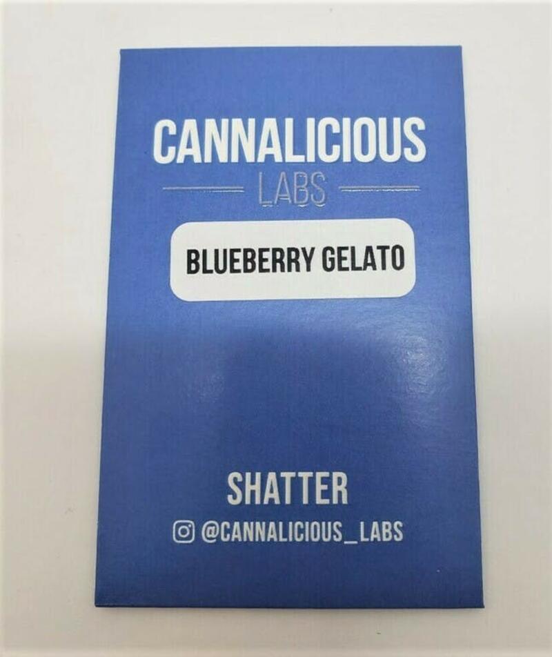 Cannalicious Labs - 1g Blueberry Gelato Shatter