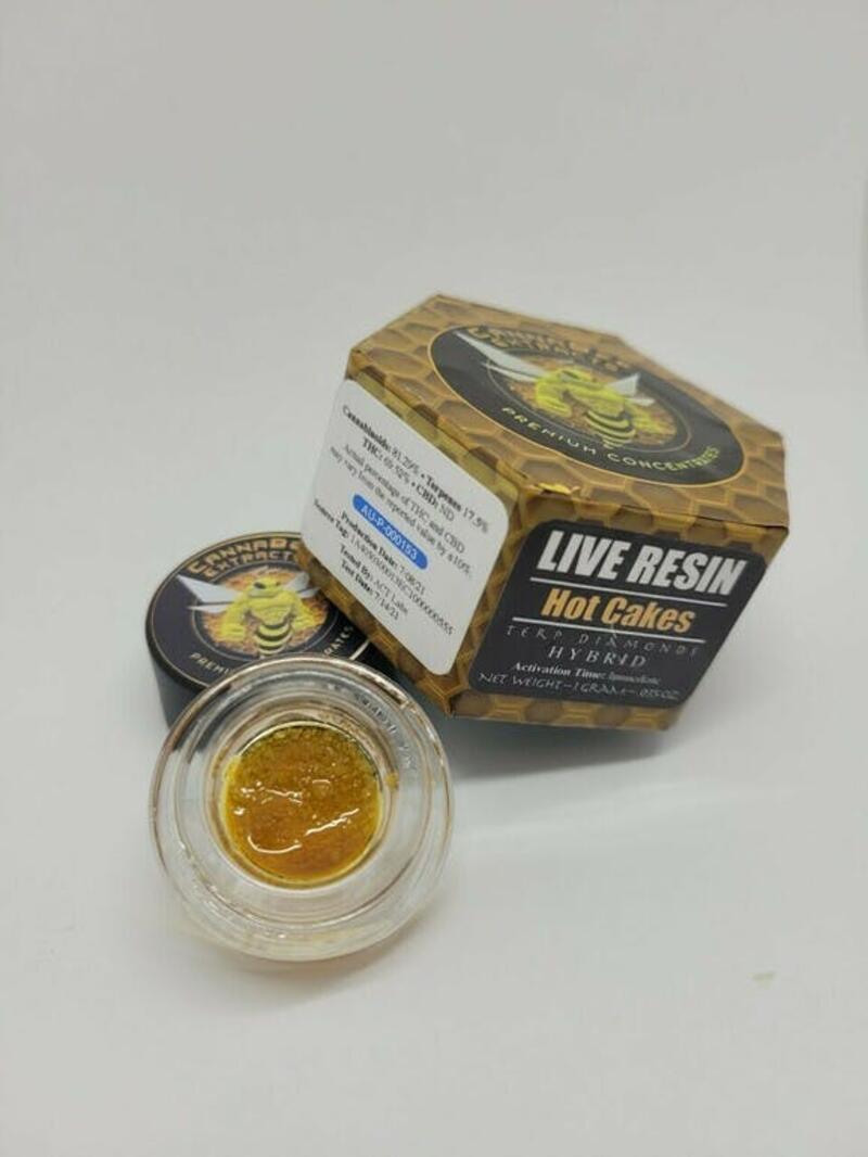 Cannabee Extracts - 1g Hot Cakes Terp Diamonds