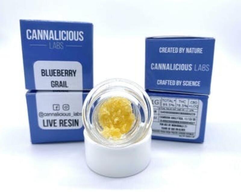 Cannalicious Labs - 1g Blueberry Grail Live Resin