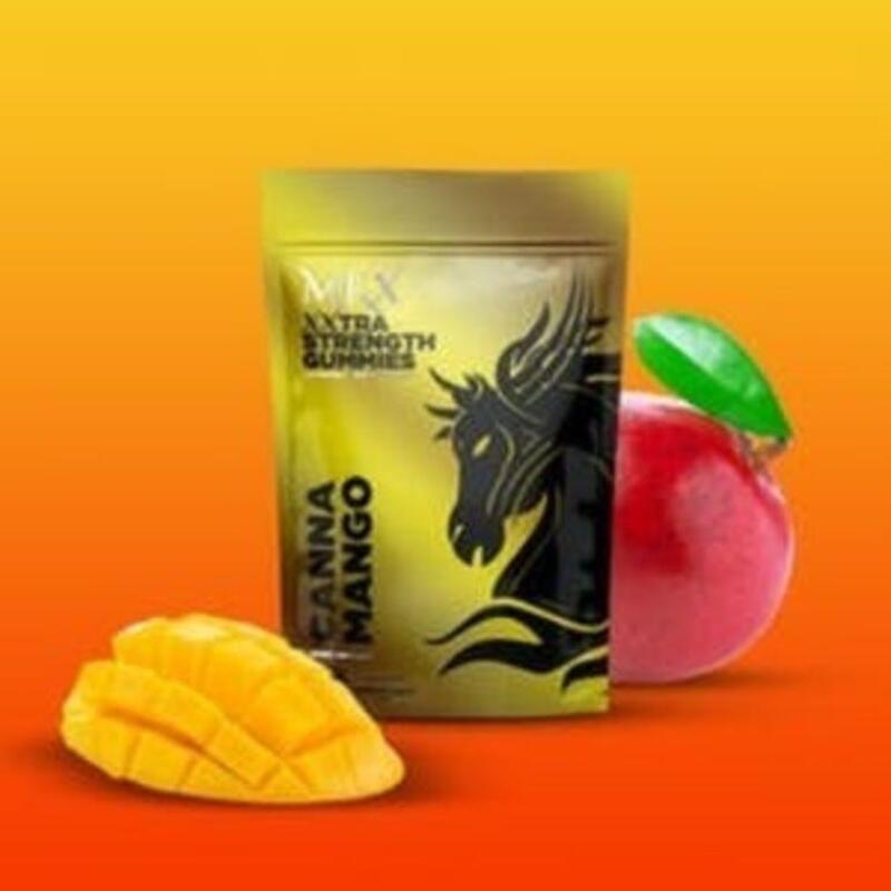 200mg Gummies Canna Mango MED | MKX Oil Co (MED)