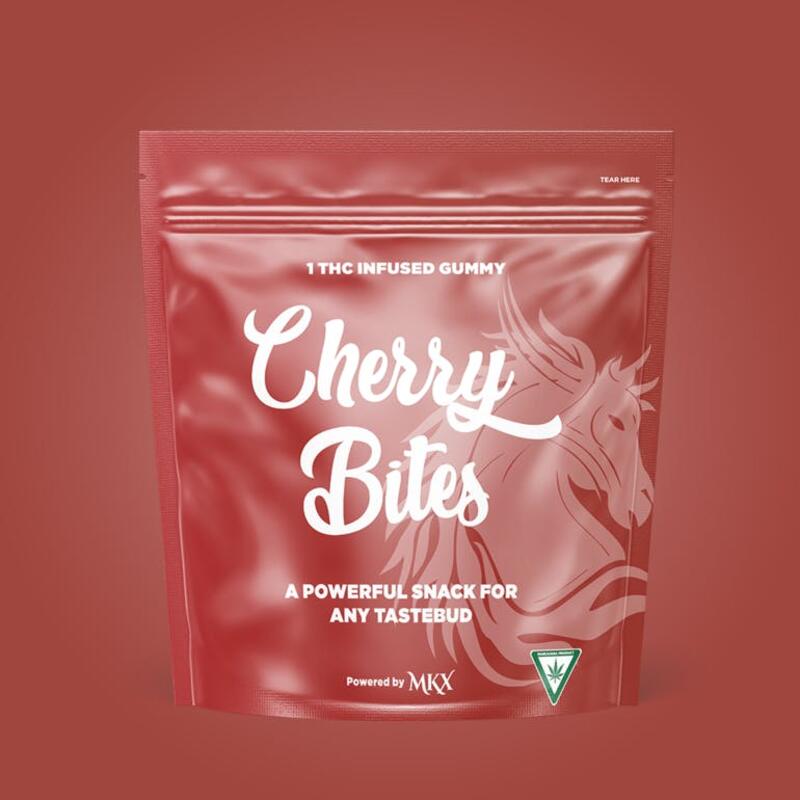 Cherry Bites | 1 THC Infused Gummy | 25mg