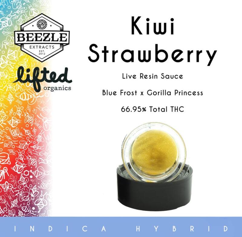 Beezle Live Resin Sauce - Kiwi Strawberry