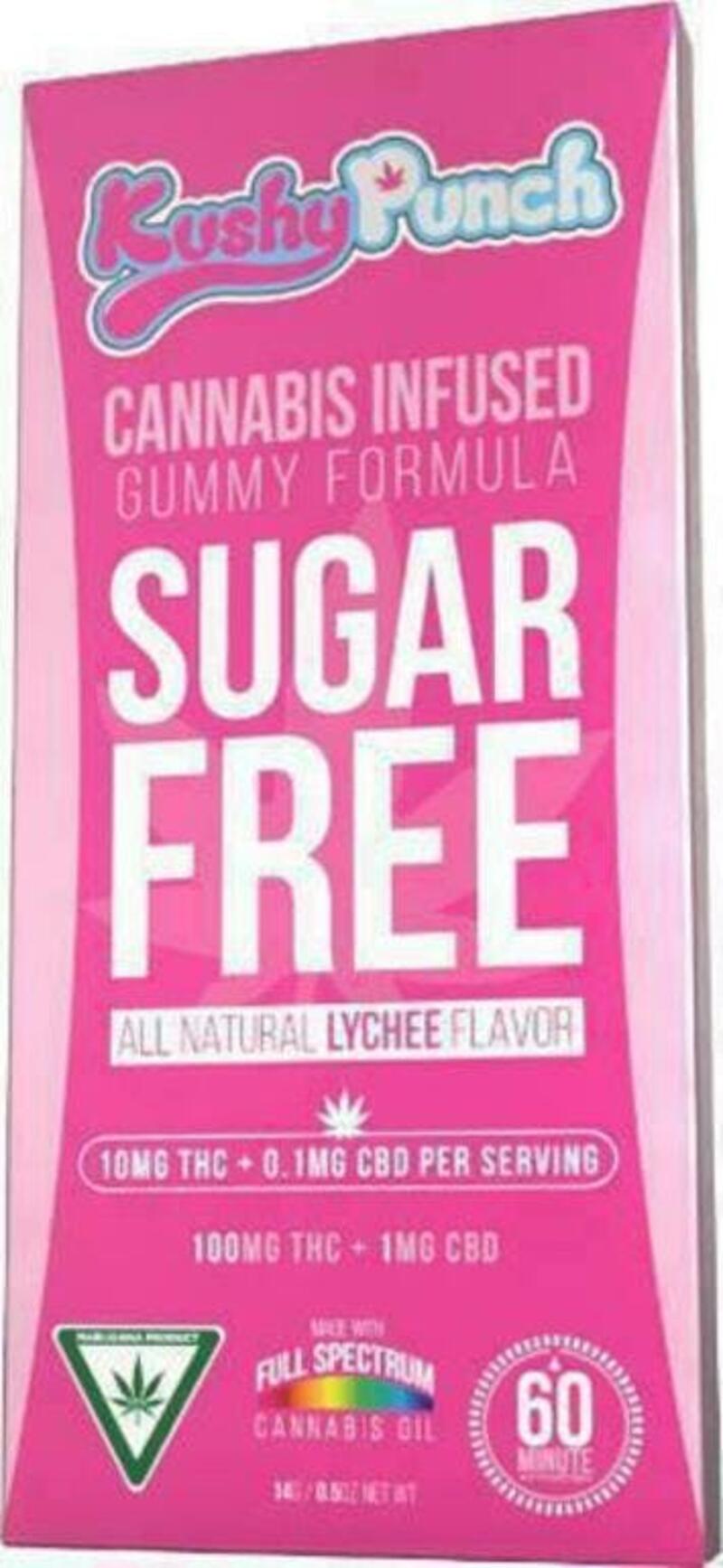 (REC) Kushy Punch 100 mg Gummies Sativa Sugar Free