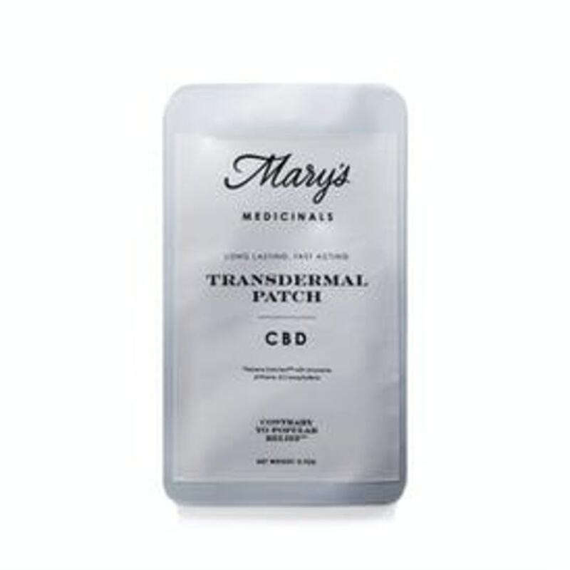 (REC) Mary's 20 mg CBD Transdermal Patch
