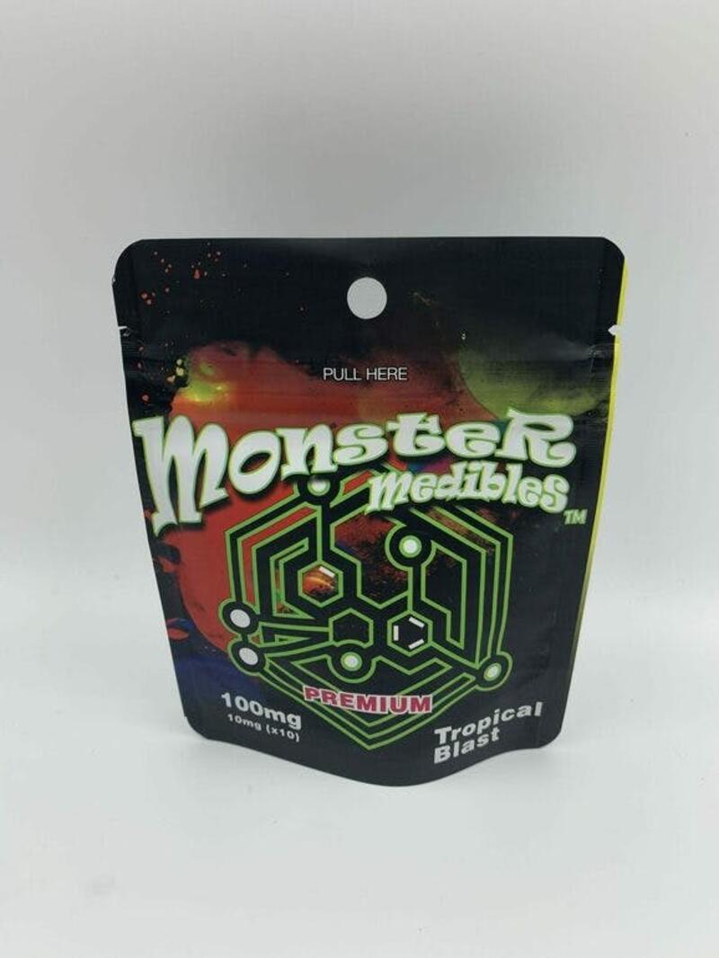 (REC) Monster 100 mg Gummies Tropic Thunder