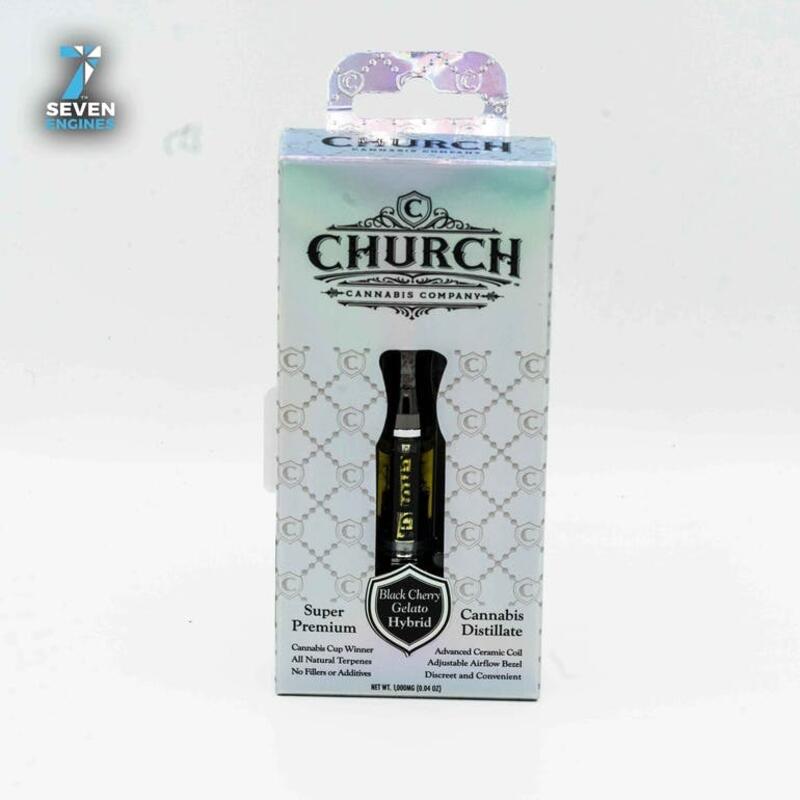 AU | CHURCH | D CART | BLACK CHERRY GELATO | 1G