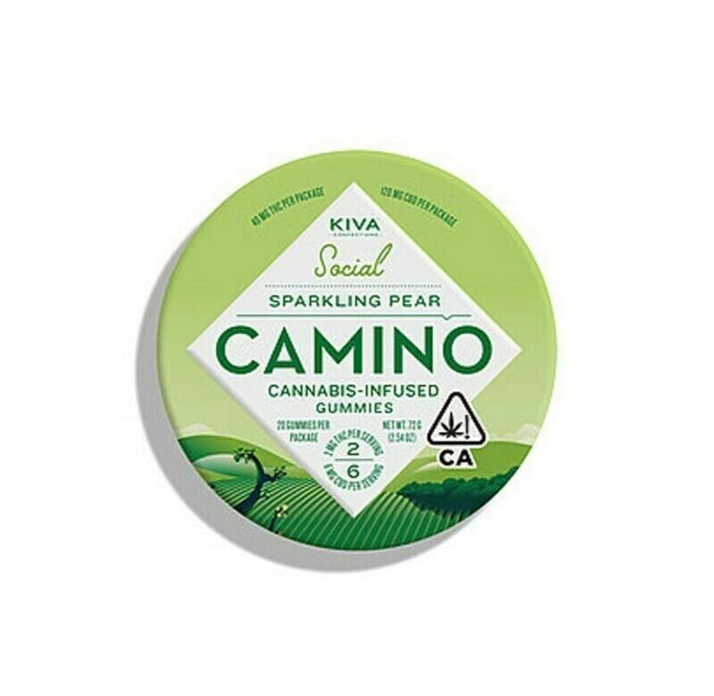 KIVA CAMINO | Kiva - Camino - Sparkling Pear Gummies - (1:3)