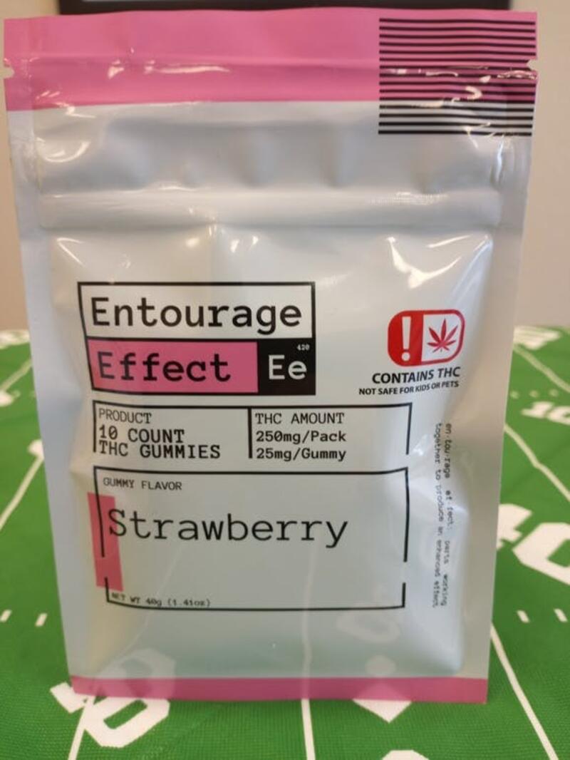 Entourage Effect Strawberry Gummies