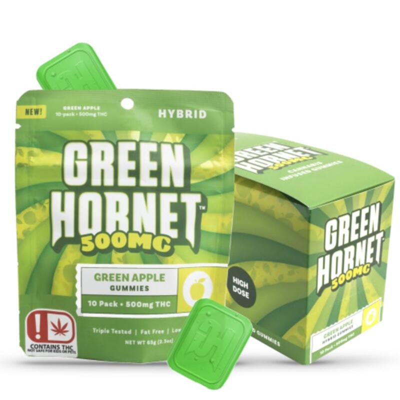 Green Hornet Green Apple 500mg