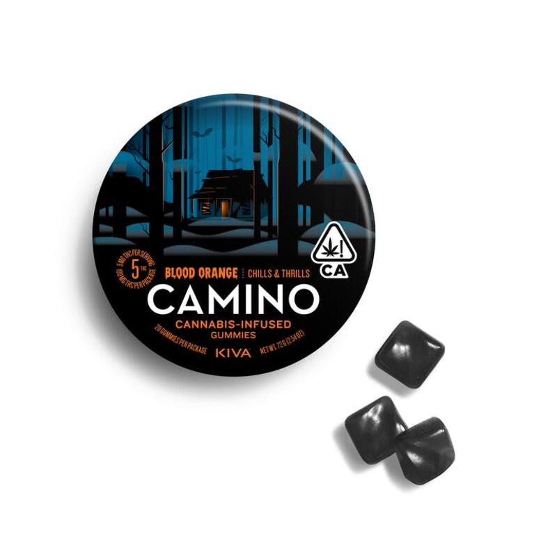 Camino Blood Orange "Chills & Thrills" Gummies - 100MG