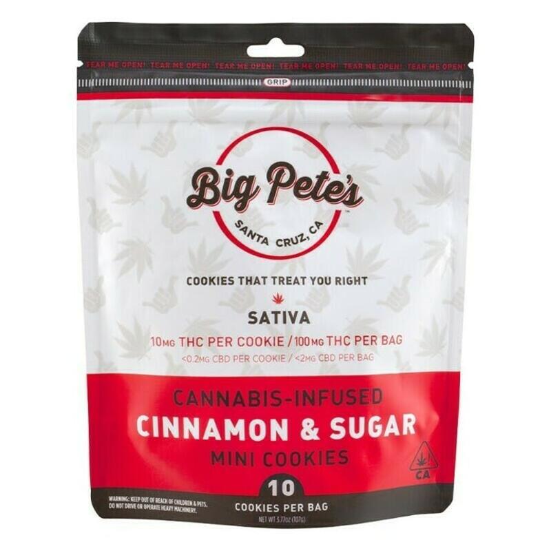 BIG PETE'S | Big Pete's - Cinnamon Sugar Sativa Cookies - (100mg)