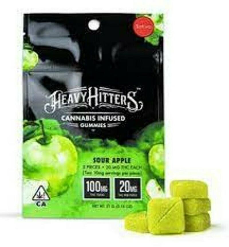 HEAVY HITTERS | Heavy Hitters - Sour Apple Gummies - (100mg)