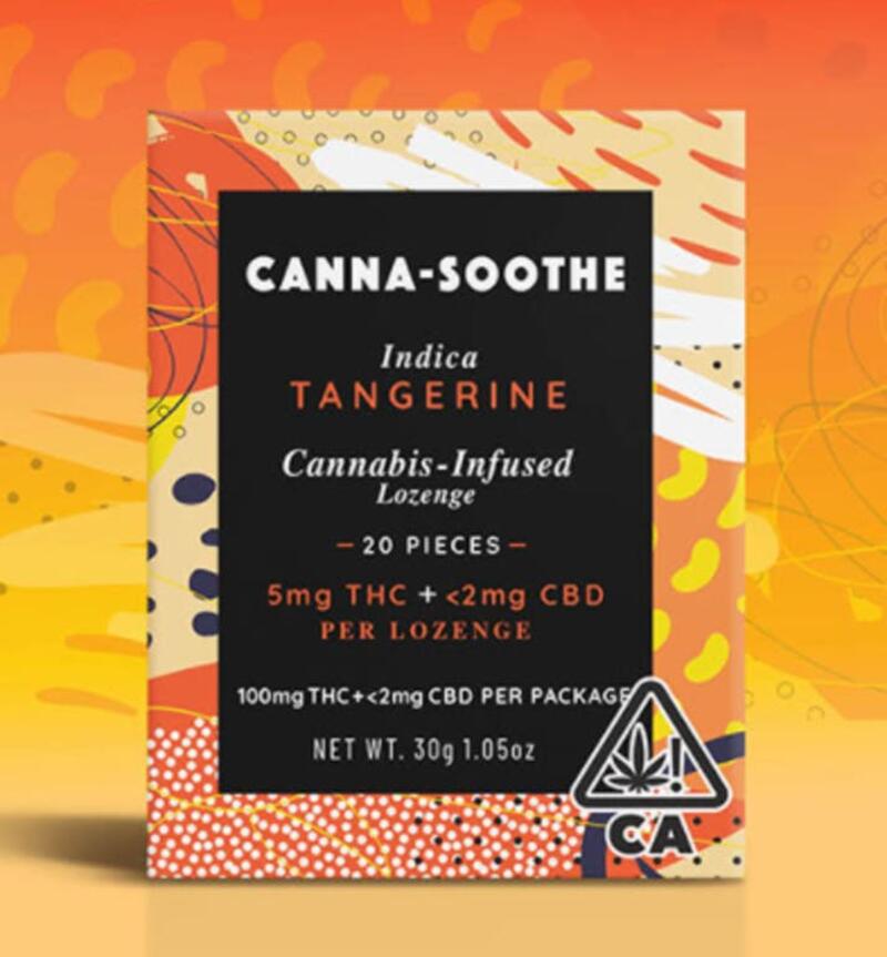 CannaSoothe - Tangerine - Lozenges 100mg