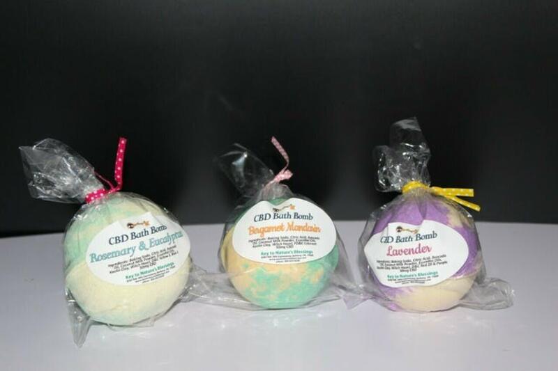 CBD Bath bombs by Key to Natures's Blessings