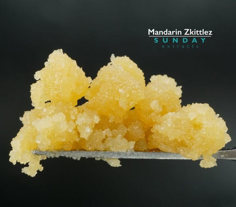 1g Concentrate Cured Resin - Mandarin Zkittlez