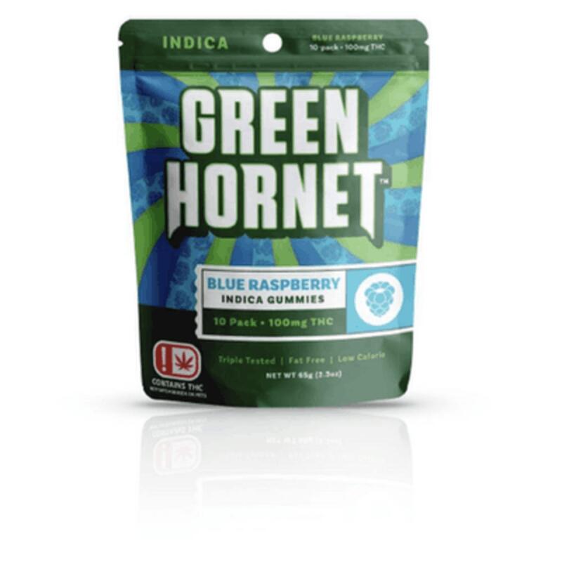 Green Hornet Blue Raspberry 100mg Indica