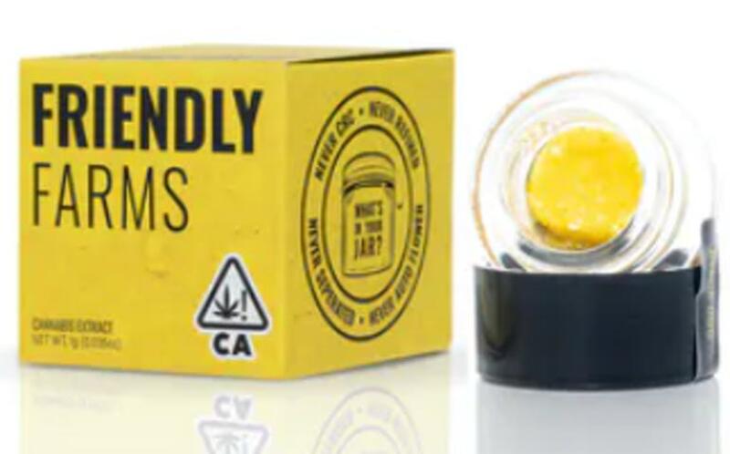 Friendly Farms - Black Dog - Indica Live Resin Sauce 1g