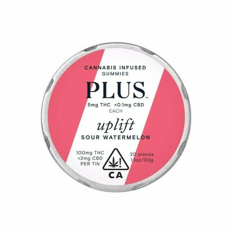 PLUS PRODUCTS | Plus Products - Uplift - Sour Watermelon Gummies (100mg)
