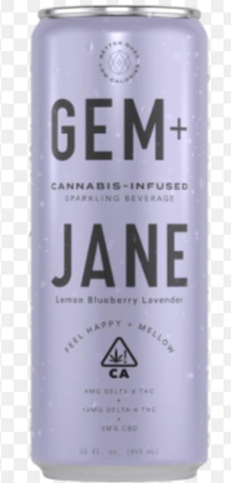 Gem and Jane - Lemon Blueberry Lavender - Sparkling Soda