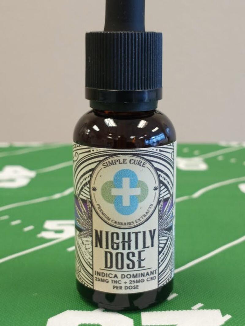 Simple Cures Indica Dominant Nightly Dose Tinctures