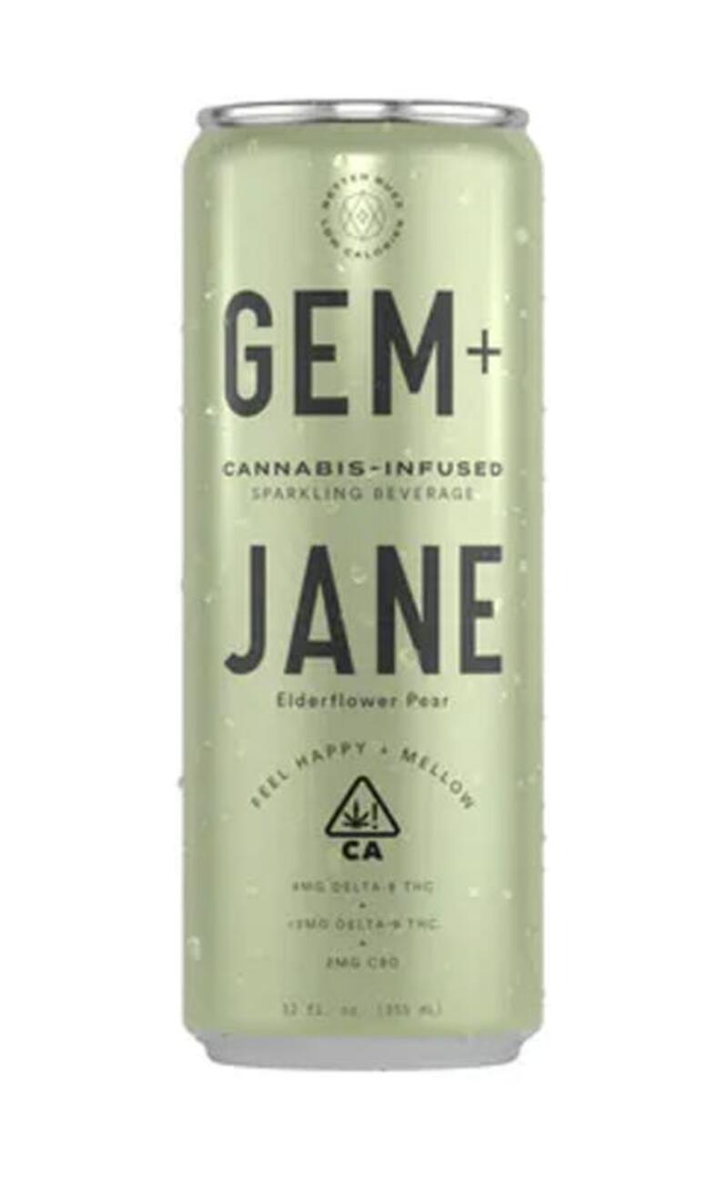 Gem and Jane - Elderflower Pear - Sparkling Soda