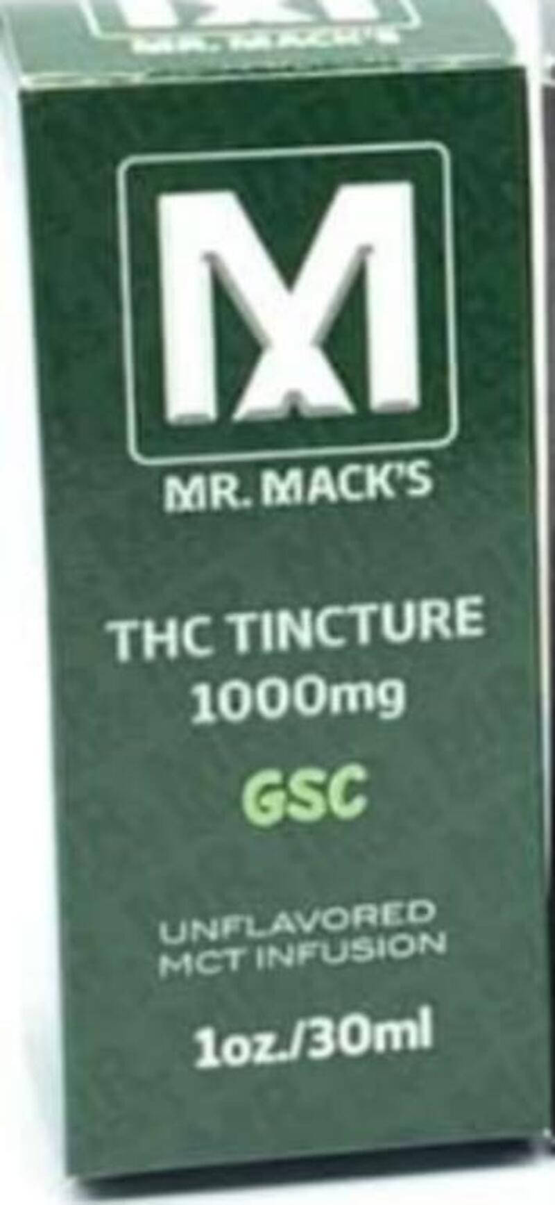 Mr. Mack's Tincture Girl Scout Cookies 1000mg