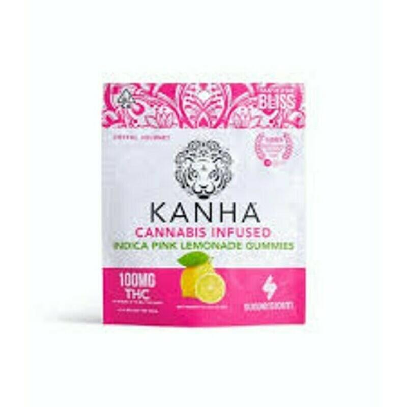KANHA | Kanha - Pink Lemonade Indica Gummies - (100mg)