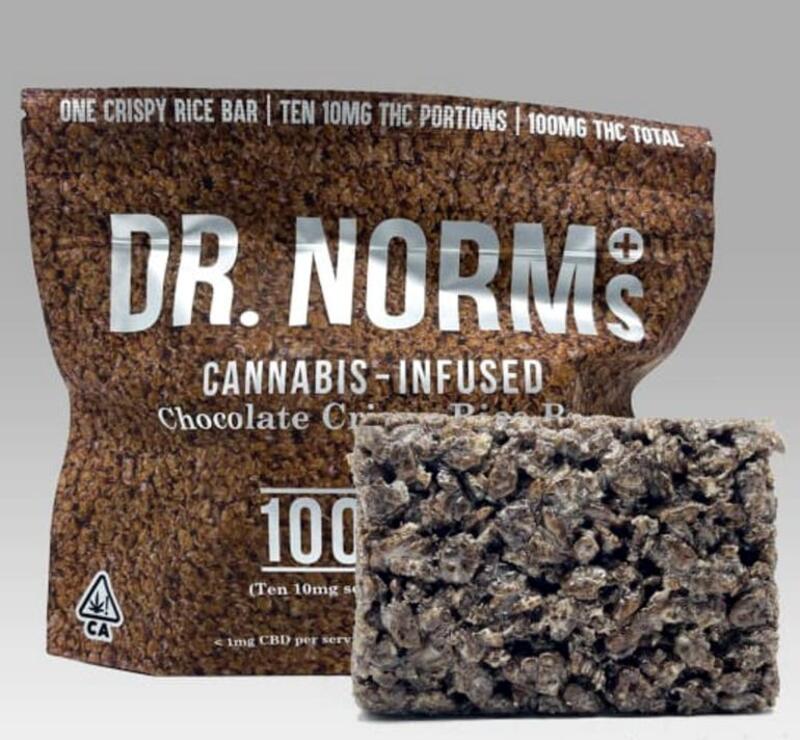 Dr. Norm's - Chocolate - Rice Crispy 100mg