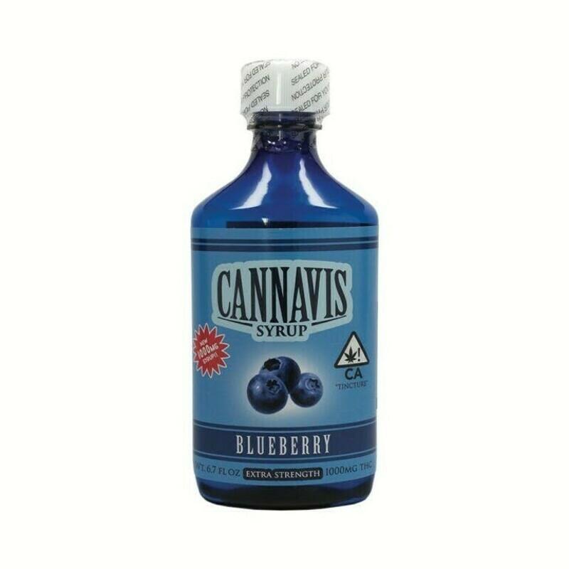 CANNAVIS | Cannavis - Extra Strength - Blueberry Syrup - (1000mg)