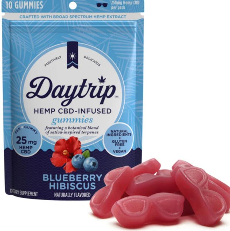 Chemistry - Daytrip - Blueberry Hibiscus - 2 Pack Gummies