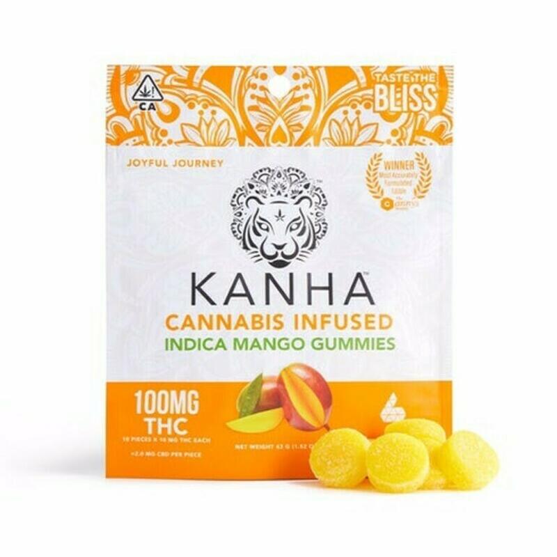 KANHA | Kanha - Mango Indica Gummies - (100mg)