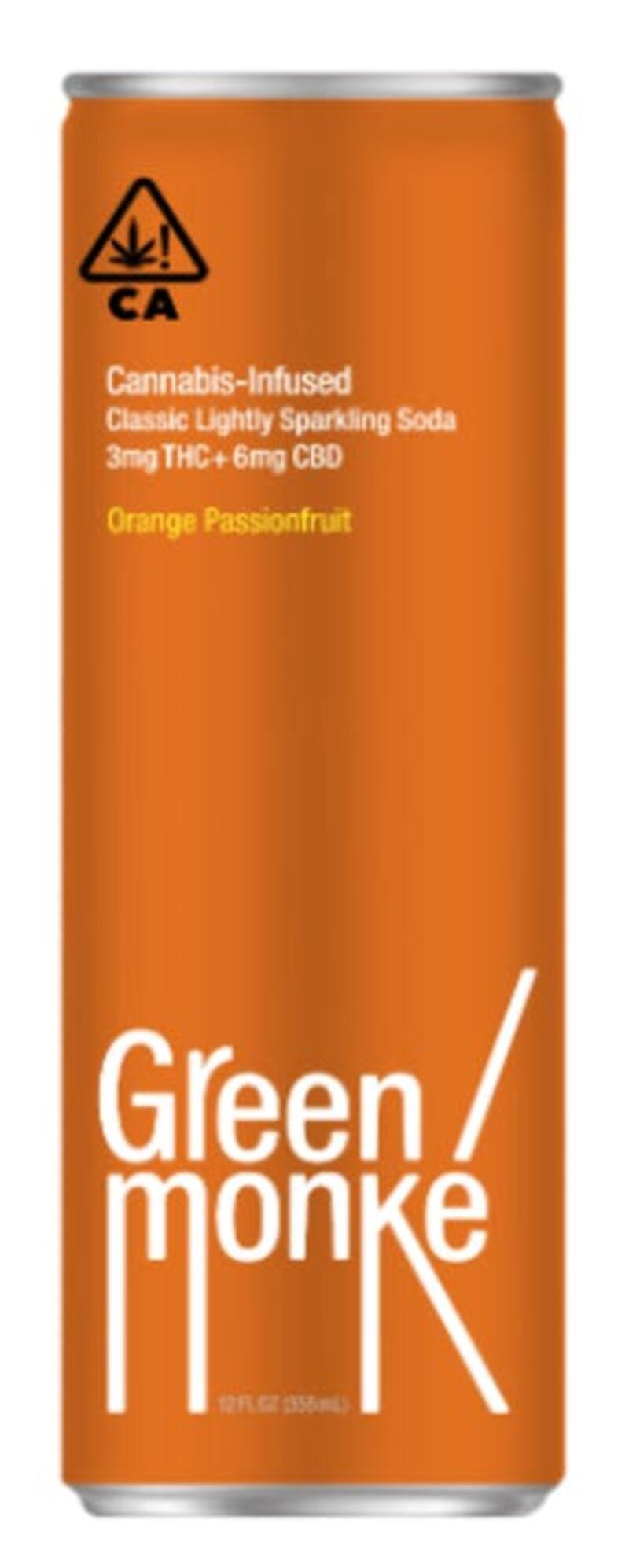 Green Monke - Orange Passionfruit - Sparkling Soda 3mg