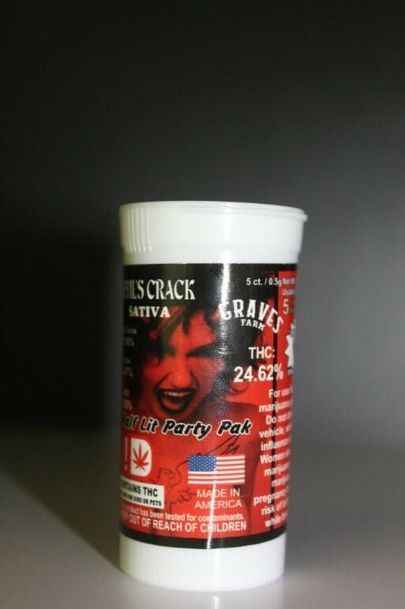 Devil's Crack Half Lit Party Pack - 2.5 grams