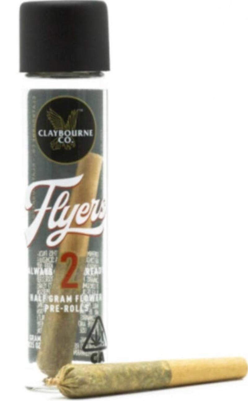 Claybourne - Flyers - GMO - Indica Infused Pre-Roll 2 Pack