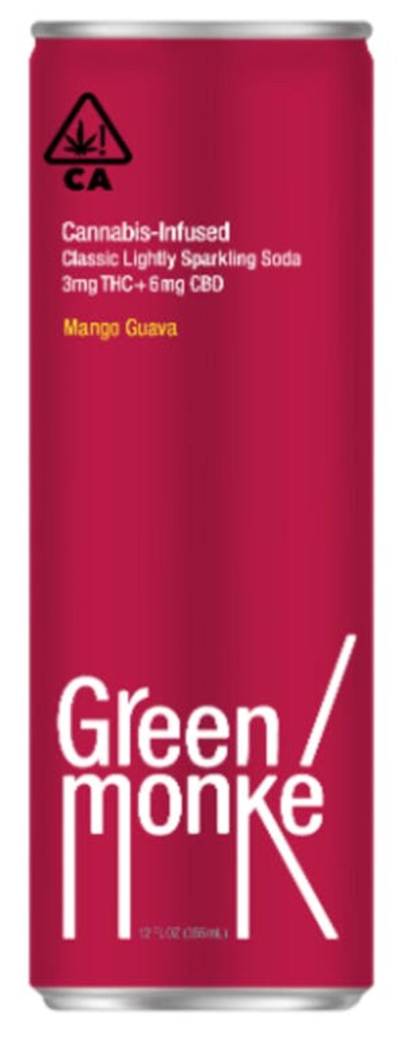 Green Monke - Mango Guava - Sparkling Soda 3mg