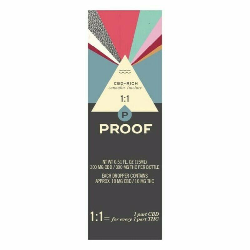 PROOF | Proof - 1:1 Tincture - (15ml)