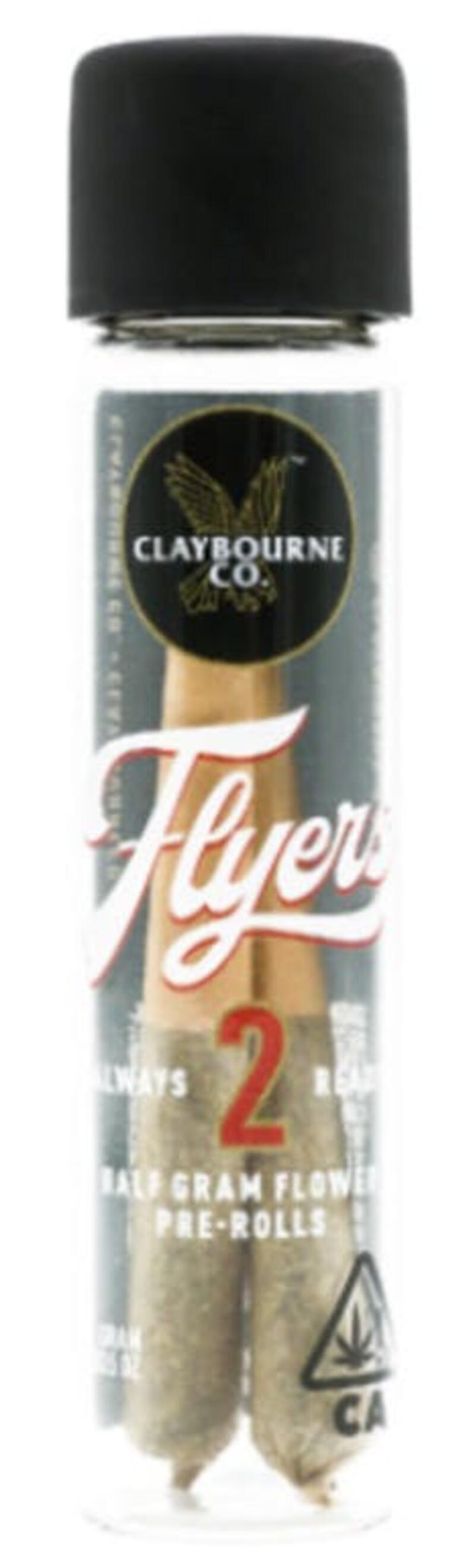 Claybourne - Flyers - Golden Goat - Sativa Infused Pre-Roll 2 Pack