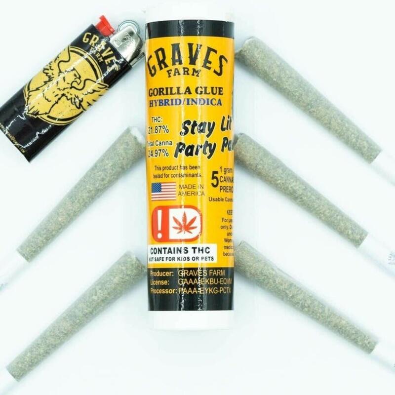 Gorilla Glue Stay Lit Party Pack - 5 grams