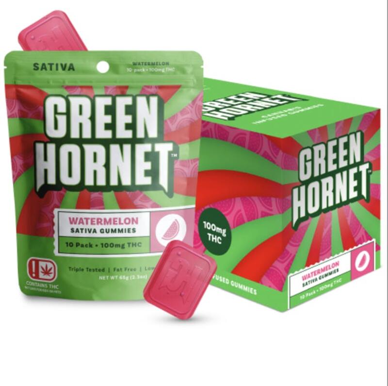 Green Hornet Watermelon Sativa 100mg