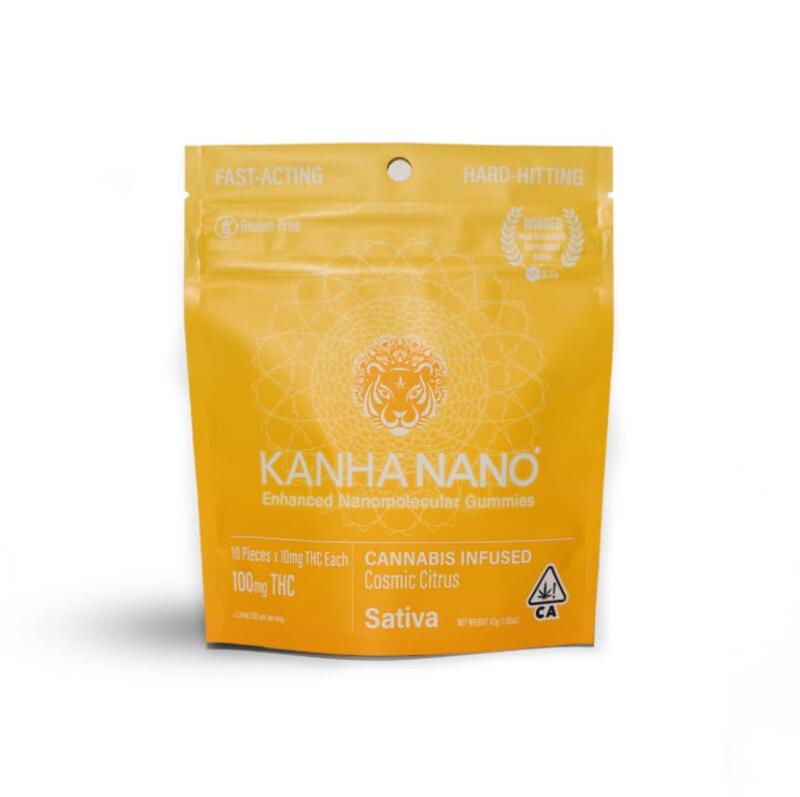 KANHA | Kanha - Nano - Cosmic Citrus Gummies - (100mg)