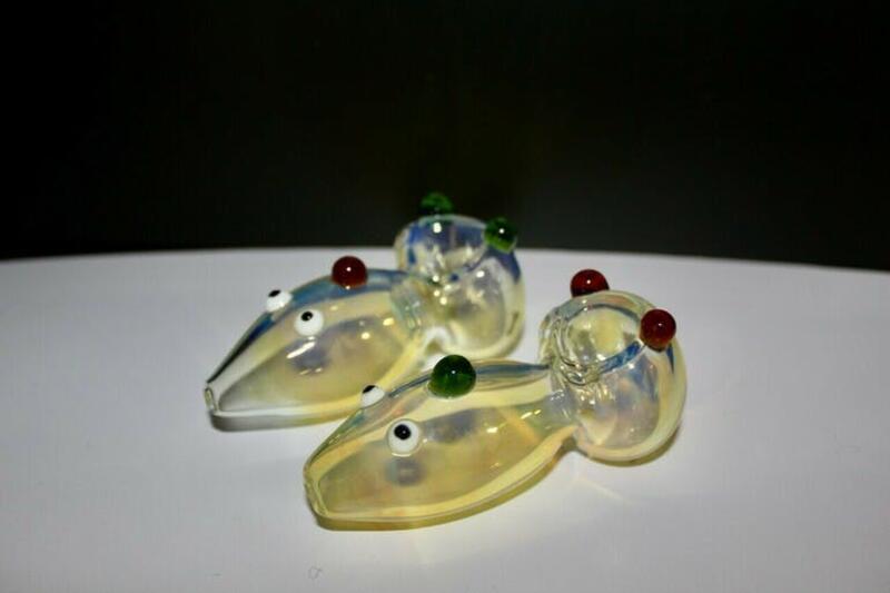 3.5 inch Fumed Ghost Face Pipe