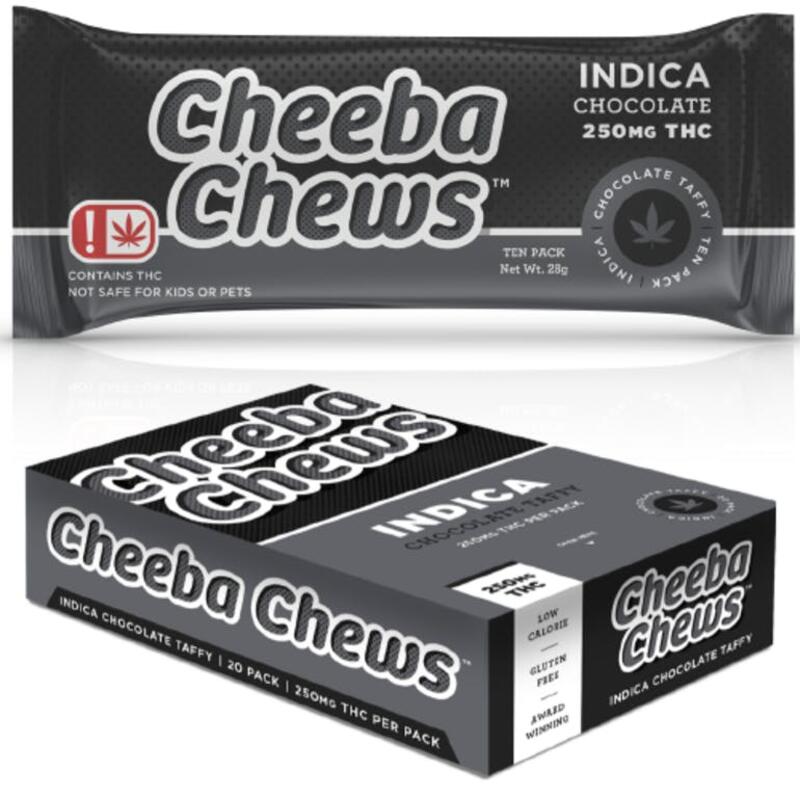 Cheeba Chews Indica Chocolate 250mg
